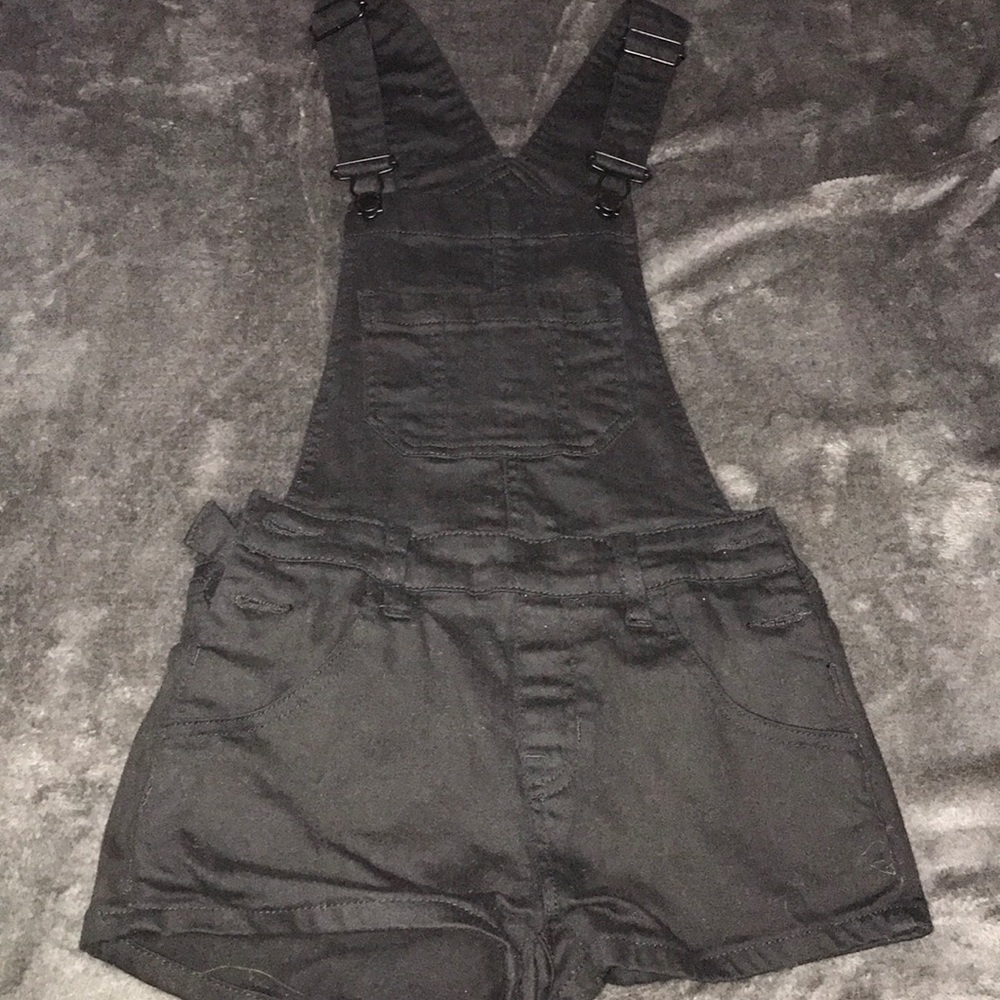 Black overalls